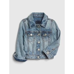 baby GAP For Good Icon Denim Jacket 4T Stone Wash Light